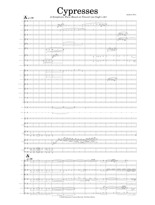 Cypresses (Symphonic Poem)