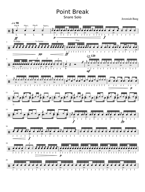 Point Break: Snare Solo