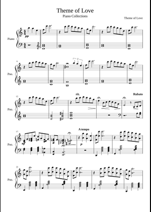 Theme of love – Final Fantasy 4 Original Sound Version - Piano