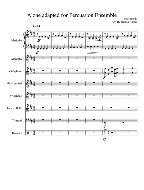 Alone for Percussion Ensemble