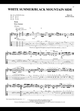 Play Official version of White Summer/Black Mountainside Sheet