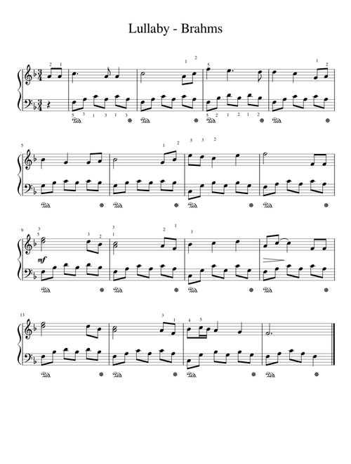 Lullaby Brahms 2