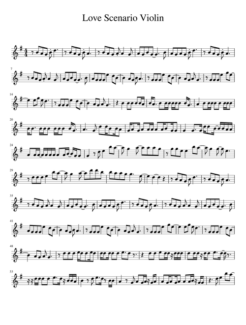 Love Scenario Violin