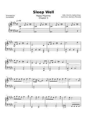 Sleep Well – CG5 Sheet Music for Piano (Solo) | MuseScore.com