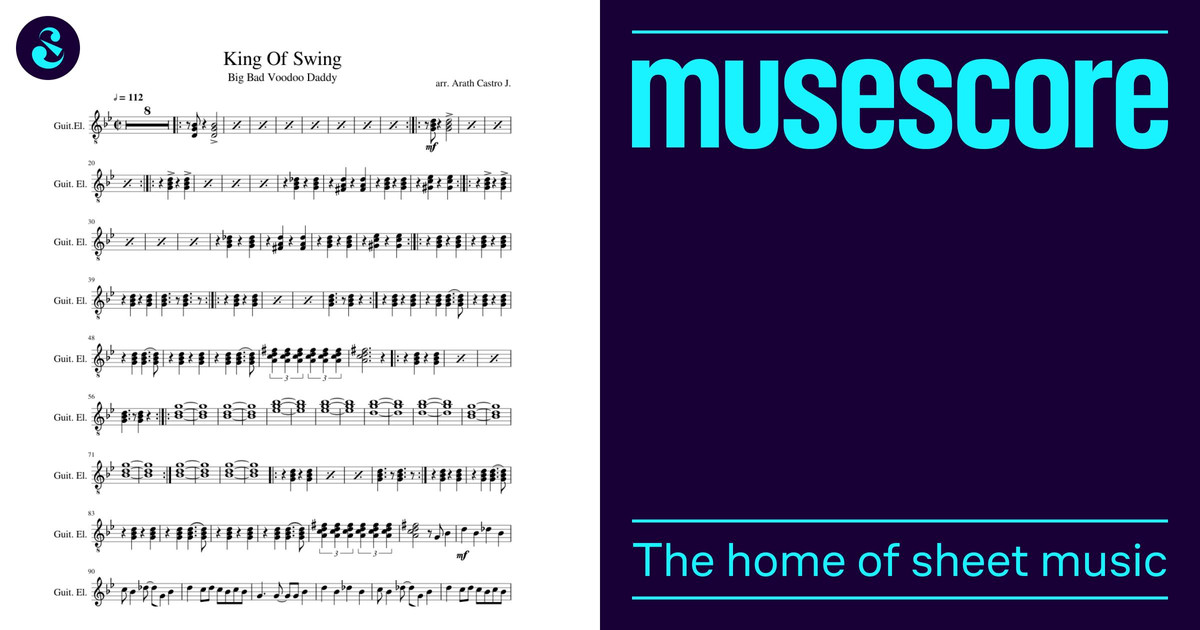 King Of Swing Guitar Sheet Music for Guitar (Jazz Band