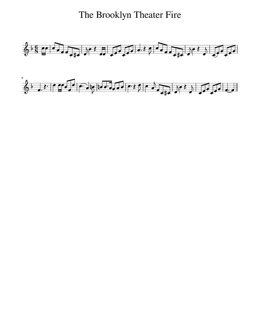 the-brooklyn-theater-fire-sheet-music-for-piano-solo-musescore