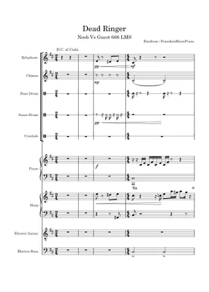 Dead Ringer Lms Clock DEAD RINGER - Noob VS Guest 666 LMS (Forsaken OST) – Exedious Sheet ...