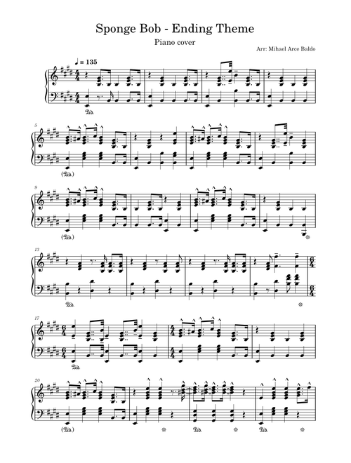 Spongebob squarepants - ending theme – Misc Cartoons Spongebob squarepants - Ending theme