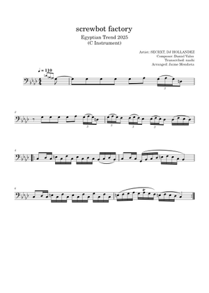 screwbot factory – SECRXT, DJ HOLLANDEZ (F Inst.) (Egyptian Trend