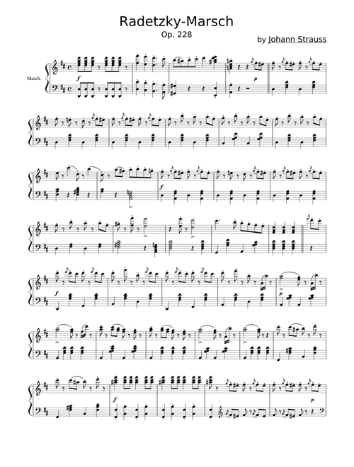 Radetzky Marsch, Op. 228