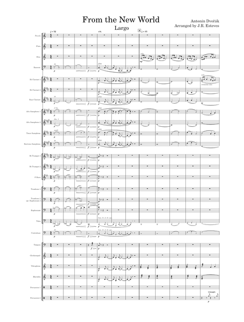 Largo from the New World Symphony – Antonín Dvořák