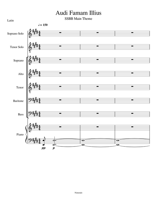 Super Smash Bros. Brawl Main Theme - Audi Famam Illius [FINISHED]