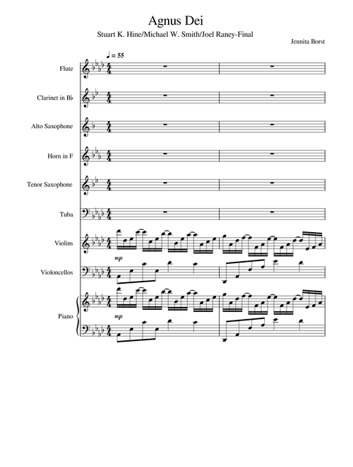 How great thou art – Misc Praise Songs Angus Dei-how great though art #2 -orchestra-YS score-final
