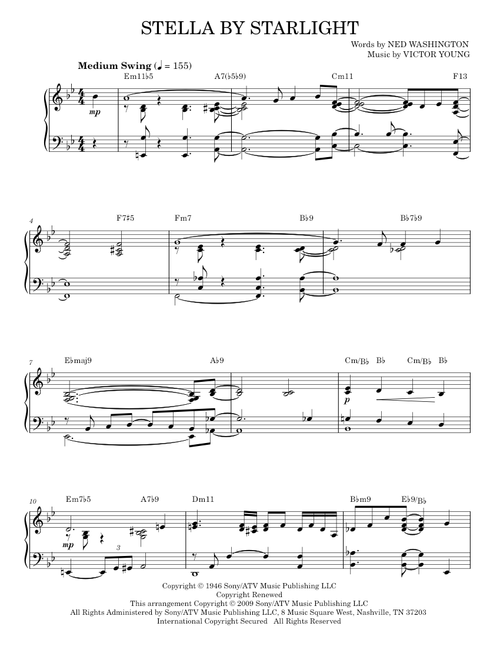 Stella By Starlight - Victor Young (Piano Solo)