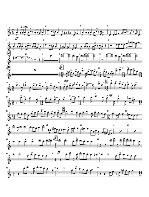 Whiplash Tenor Saxophone
