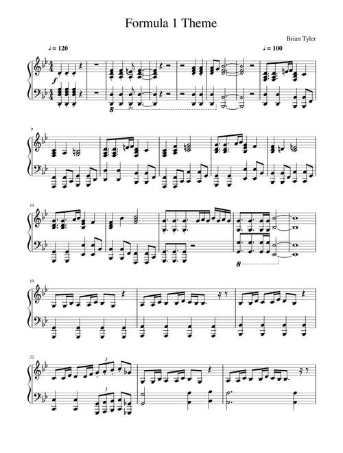 Formula 1 Theme - Brian Tyler