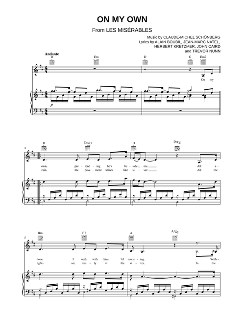 On My Own – Claude-Michel Schönberg from Les Misérables