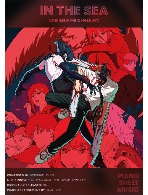 In the sea | Chainsaw Man The Movie: Reze Arc | Kensuke Ushio