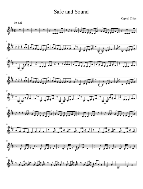 Safe and Sound (Capital Cities)