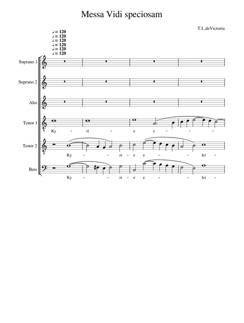 Missa Vidi speciosam - Tomás Luis de Victoria