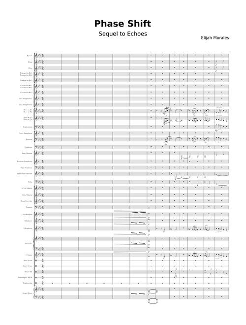Phase Shift – elijahmrls122 sheet music arranged by HARI88 