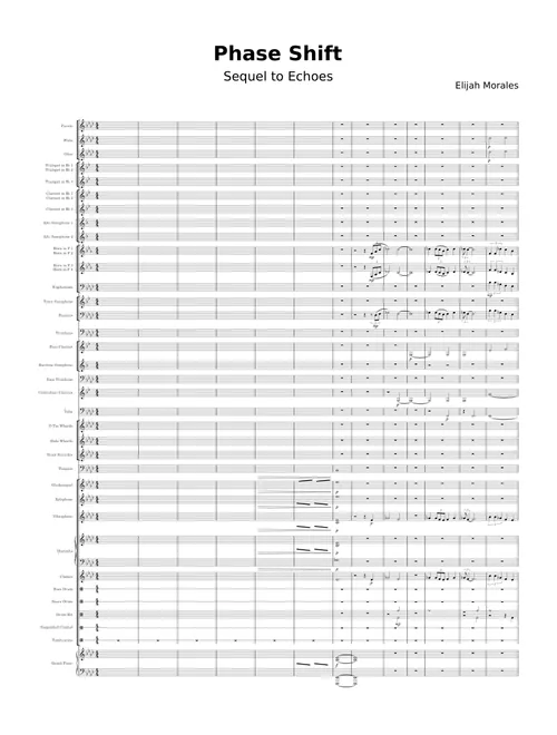 Phase Shift – elijahmrls122 sheet music arranged by HARI88