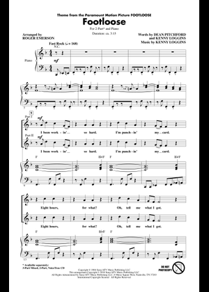 Footloose – Kenny Loggins Sheet Music with Chords for Trombone
