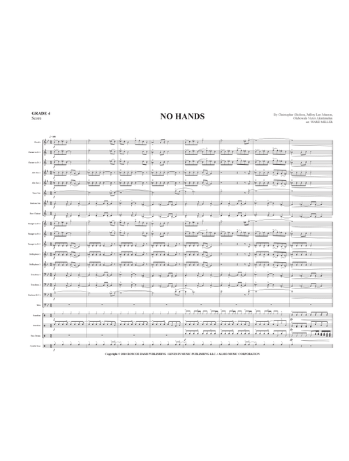 No Hands (Arr. Ward Miller) - Jeffrey Lee Johnson, Christopher Gholson, Olubowale Victor Akintimehin (Marching Band)