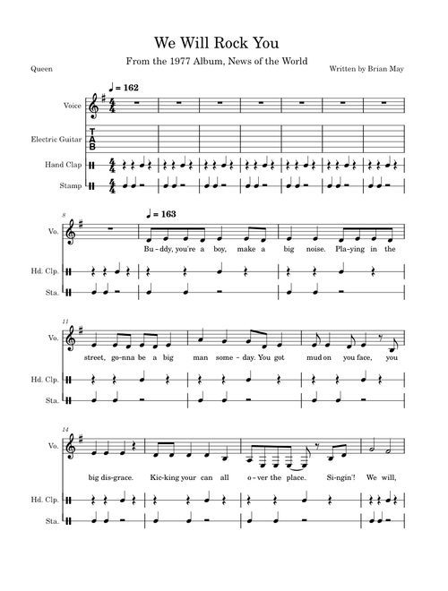 We Will Rock You - Queen