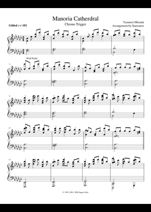 CHRONO TRIGGER Pianoforte Solo Spartito Libro Giappone 2007