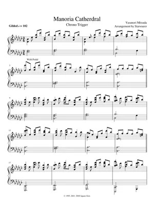 CHRONO TRIGGER Pianoforte Solo Spartito Libro Giappone 2007 CHRONO TRIGGER Pianoforte Solo Spartito Libro Giappone 2007