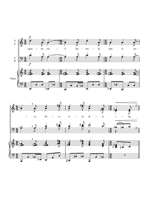 Libera Me, Requiem – Tui St. George Tucker