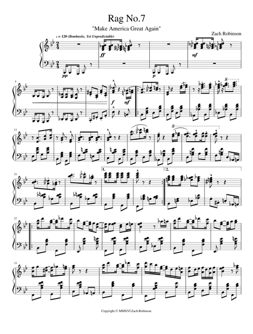 Rag No.7 "Make America Great Again"