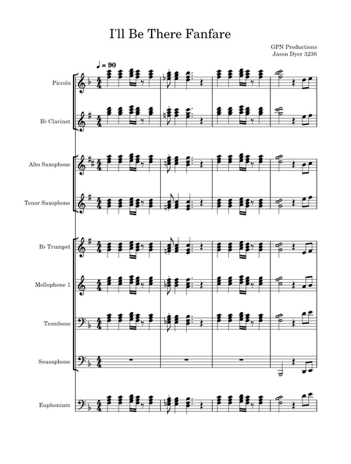 I'll Be There Fanfare