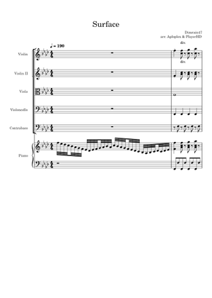 Surface - Dimrain47 Sheet Music with Chords for Piano (Solo ...