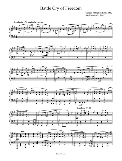 Battle Cry of Freedom - Civil War Song by George F Root