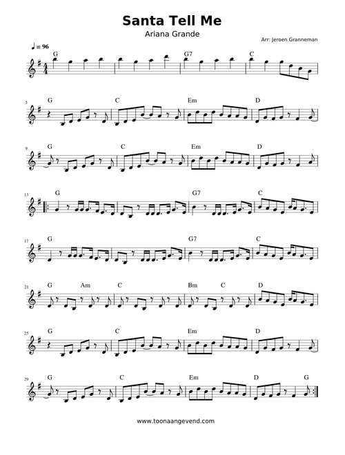 Santa Tell Me - Ariana Grande