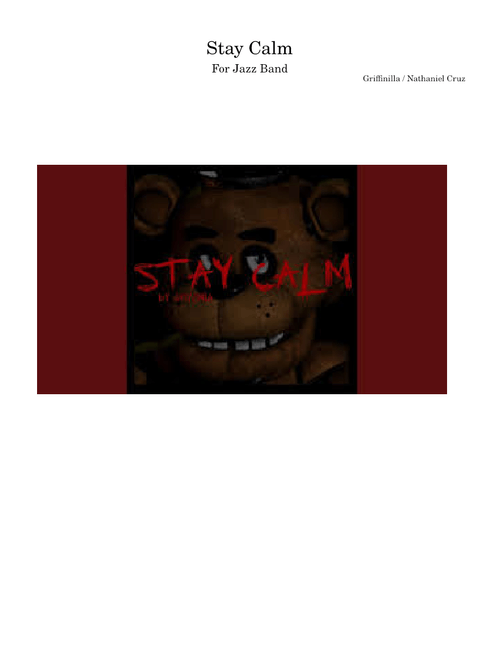 Stay Calm: for jazz band