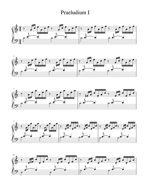 Well-Tempered Clavier 1 (WIP)