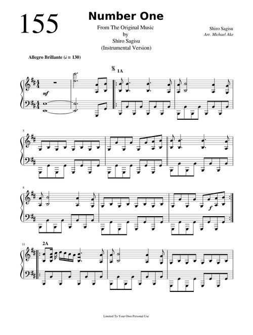 Anime Original Soundtrack sheet music by Musikscores | Play