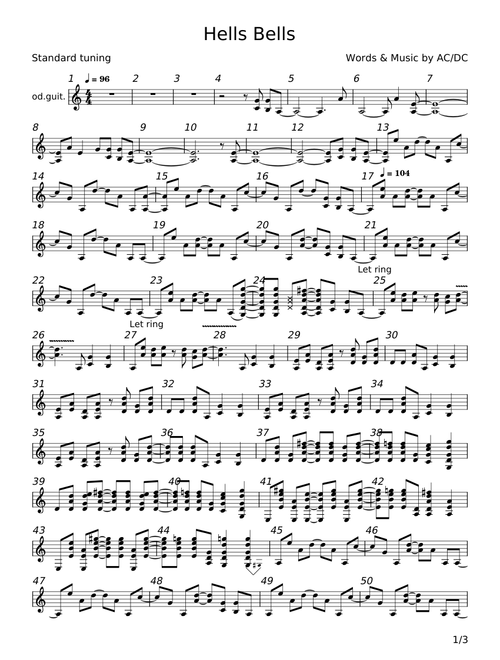 Hells bells - AC/DC