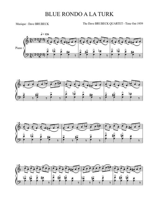 Blue Rondo A La Turk