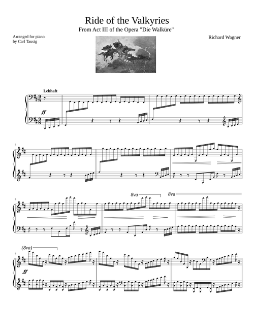 Ride of the valkyries – Richard Wagner
