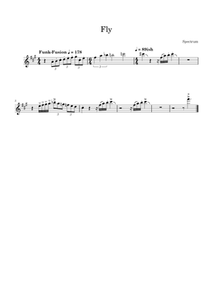 F L Y (1991 MIX) Glockenspiel Sheet Music for Glockenspiel (Solo