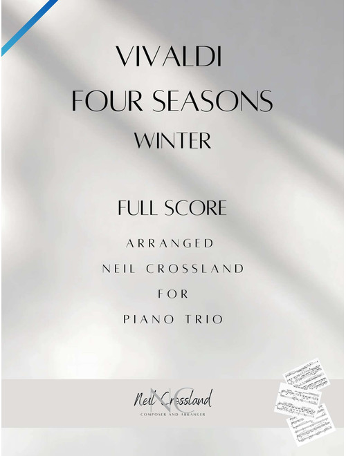 Vivaldi Four Seasons - Winter Piano Trio (Arr. Neil Crossland) (String Ensemble)