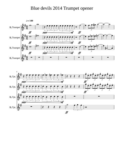 Blue Devils 2014 Trumpet Feature
