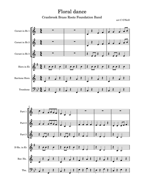 Floral Dance (Arr. C O'Neill) - Kate Barkley (Brass Band)