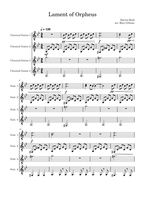 Lament of Orpheus – Darren Korb - Supergiant Games Lament of Orpheus – Darren Korb