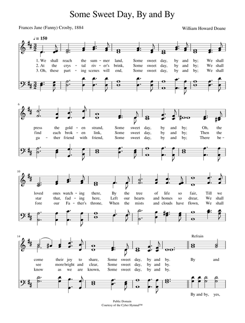 Some sweet day, by and by - W. Howard Doane