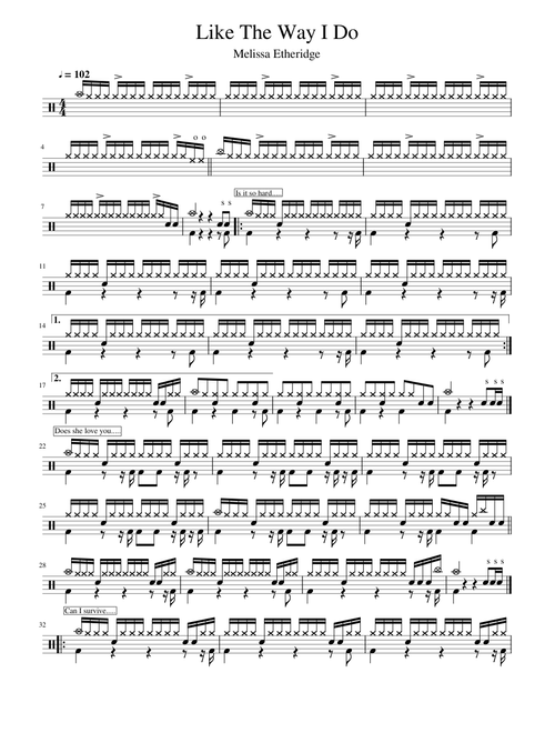 Like The Way I Do - Melissa Etheridge